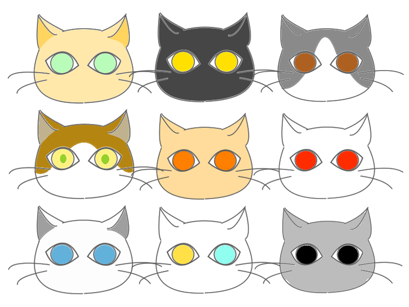 猫の目の色 色の種類と性格傾向を解説 成長や病気で変わる 真っ黒の瞳の猫はいない キャットフード勉強会