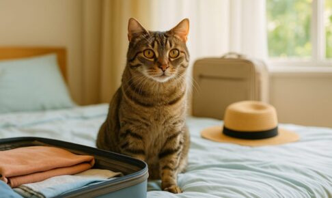 帰省・旅行時、猫をどうする？留守番か、預けるか、連れて行くか。対策や注意点について