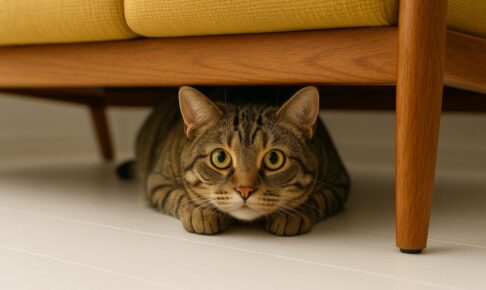 猫が家の中で隠れるのはなぜ?急に出てこなくなったときに考えたい理由と対処法