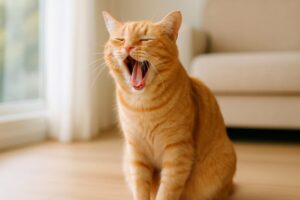 猫があくびを繰り返すのはなぜ？頻度が多いときに考えられる理由と注意点