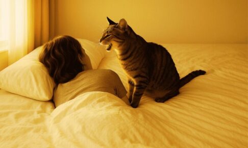 猫が早朝に起こしにくる6つの理由とは？静かな朝を取り戻すための対策と寝る前の習慣