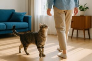 猫が飼い主の後をついてくる理由とは？“ストーカー行動”に見えるその心理を紐解く