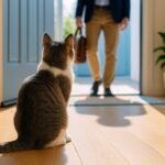 猫が玄関までお見送り・お出迎えする理由とは？その行動に隠された猫の心理を探る
