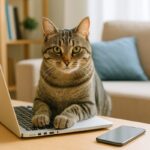 猫がスマホやパソコンに乗る理由とは？構ってほしいサイン？考えられる理由8つと対策