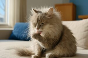 猫が静電気でストレスに？冬に気をつけたい毛づくろい時の対策とは