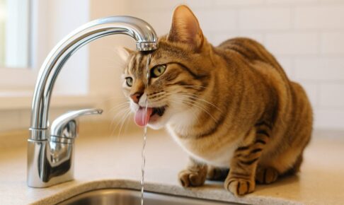 猫が「蛇口の水」を好む理由とは？飲み方のクセに隠れた本能と注意点