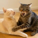 猫のじゃれ合いと喧嘩の違いとは？鳴き声やしっぽ、噛み方から見極めるポイント