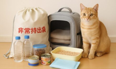 猫の非常持ち出し袋とは？災害時に飼い主が備えるべき準備と心構え