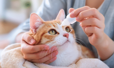 猫の目薬を失敗せずに点眼する方法とコツを解説。嫌がる猫にも優しくできる正しい手順