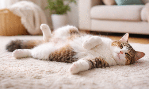 猫がへそ天（仰向け）で寝るのはなぜ？安心のサインから病気の可能性・注意点まで解説