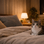 猫のために夜は電気をつけるべき?視覚と睡眠から考える最適な環境