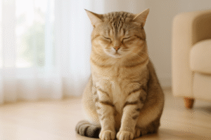 猫が座ったまま寝るのはなぜ?理由と飼い主が知っておくべき対応と注意点