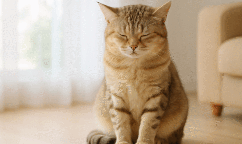 猫が座ったまま寝るのはなぜ?理由と飼い主が知っておくべき対応と注意点
